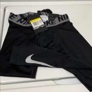 Boys Nike sports compression tights